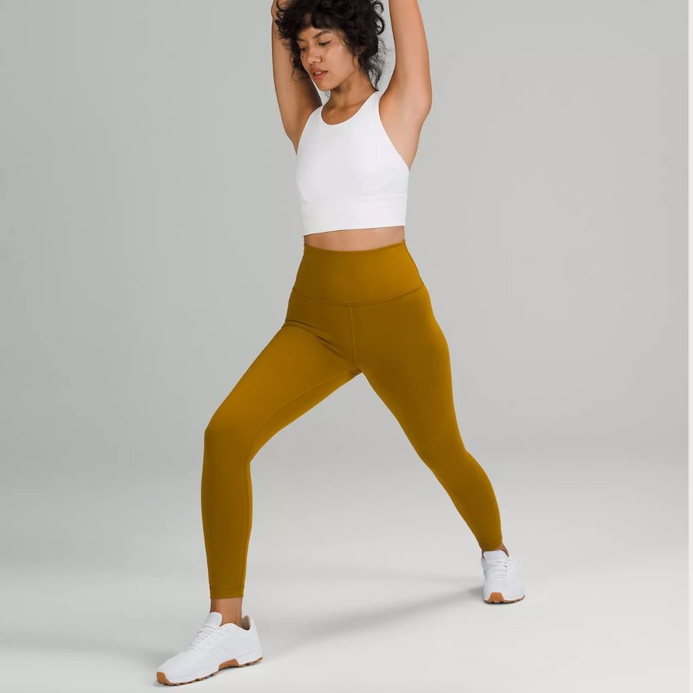 Lululemon Wunder Train High-Rise Tight 25" Gold Spice